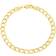 Nuragold Cuban Curb Link Chain Bracelet - Gold