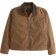 Abercrombie & Fitch Cropped Zip Workwear Jacket - Brown