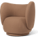ferm LIVING Rico Swivel Tonus Tan Loungestol 76.5cm
