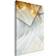 Cashmere Dimension Vertical White/Yellow Väggdekor 40x60cm