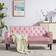 Ebern Designs Borut Pink Sofa 62" 2 Seater