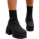 Shein Women's Fashionable Boots, Style With Hoodies, Women's Riding Boots Western Style Autumn New Thick Knitted Bottom Women's Boots, Go With Fall Clothes