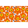 Marimekko Little Poppy Orange Fabrics Orange (146x146cm)