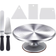Turntable Cake Stand 6pcs