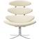 Fredericia Furniture Corona Chair 5000 Brushed Steel W88 x D82 x H97 x 42 cm Loungestol
