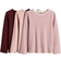 H&M Kid's Long Sleeved Tops 3-pack - Light Pink/Striped (0575156068)