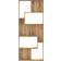 vidaXL 856015 Egetræ Bogreol 161cm