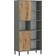 Furniture To Go Darwin Bookcase 2 Door Green Oak Book Shelf