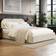 Flair Alba Cream Boucle Ottoman Frame Bed