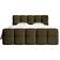 Selsey Chloe Boxspring Bouclé Met Opbergruimte 180 x 200 cm - Groen