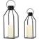 Modern Black Lantern 15" 2pcs