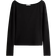 H&M Women's Boat Neck Shirt - Black