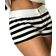 Shein CovetEZ Women Casual Knit Striped Low-Waist Skinny Super-Short Shorts Women Loungewear Women Leggings Fall Women Shorts