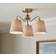 Dunelm Enid Gold Ceiling Flush Light ∅ 45cm
