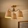 Dunelm Enid Gold Ceiling Flush Light ∅ 45cm
