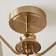 Dunelm Enid Gold Ceiling Flush Light ∅ 45cm