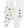 H&M Fine-Knit Tights 2-pack - White/Bows (0619739162)