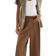 H&M Wide Belted Trousers - Dark Beige
