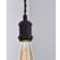 Dunelm Charlie Industrial Flex Black Pendant Lamp 11cm