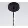 Dunelm Charlie Industrial Flex Black Pendant Lamp 11cm