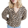 River Island Leopard Print Jacket - Brown