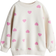 H&M Kid's Brushed Inside Sweatshirt - Light Beige/Hearts (1246179018)