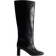 H&M Knee High Leather Boots - Black