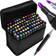Iso Trade Dual Tip Permanent Sketch Markers 80-pack