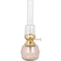 Strömshaga Majken Pink Olielampe 23cm