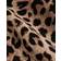 River Island Long Sleeved Leopard Print Midi Dress - Beige