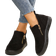 Shein Women Ankle Boots And Short Boots, Perfect With Black Dress Female Shoes Winter Boots Beige Boots Ladies Shoes Flat Shoes New Shoe Short Boot Women Shoe With Zipper