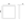 Kobi LED Panel White Takplafond 59.5cm