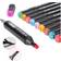 Touch Dubbelsidiga Tuschpennor med Fodral 40-pack