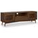 Roseland Furniture Kari Dark Oak 150cm Wide TV Unit TV Bench 150x49.5cm