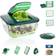 Genius Nicer Dicer Chef 15 Parts Vegetable Chopper 25.5cm
