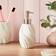 Dunelm Coastal Breeze Wave Soap Dispenser Cream