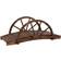vidaXL Garden Bridge with Half-wheel 99x50x38 cm Solid Wood Fir