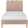 Flair Ellis Single with Cloud Headboard - Velvet Frame Bed