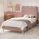 Flair Ellis Single with Cloud Headboard - Velvet Frame Bed