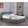 Heartlands Fusion Fabric Grey Double Storage Frame Bed