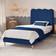 Flair Ellis Single with Cloud Headboard - Blue Frame Bed