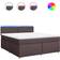 vidaXL Box Spring with Mattress Plain Design Frame Bed 180x200cm