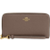 Coach Long Zip Around Wallet - Pebbled Leather/Gold/Dark Stone