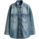 H&M Oversized Denim Shirt - Light Denim Blue