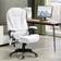 Vinsetto 6-Point Massage And Back Heated Cream White Office Chair 116cm