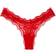 Victoria's Secret Thong Rose Lace Knickers - Lipstick Red