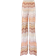 Missoni Zigzag Lame Wide Leg Pants - Multi/Silver/White/Pink/Orange