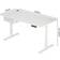 MCC Direct Easton Adjustable Standing White Writing Desk 60x120cm