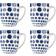 Procook Blue Dot Mug 41.4cl 4pcs