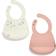 Mamas & Papas Silicone Bibs Floral Berry 2-pack